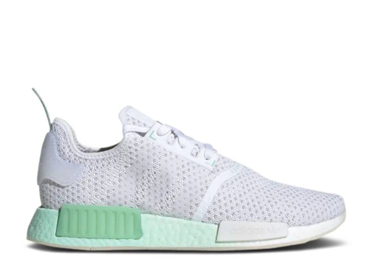 

Кроссовки Adidas NMD_R1 KNIT 'WHITE BLUSH GREEN', белый, Белый;серый