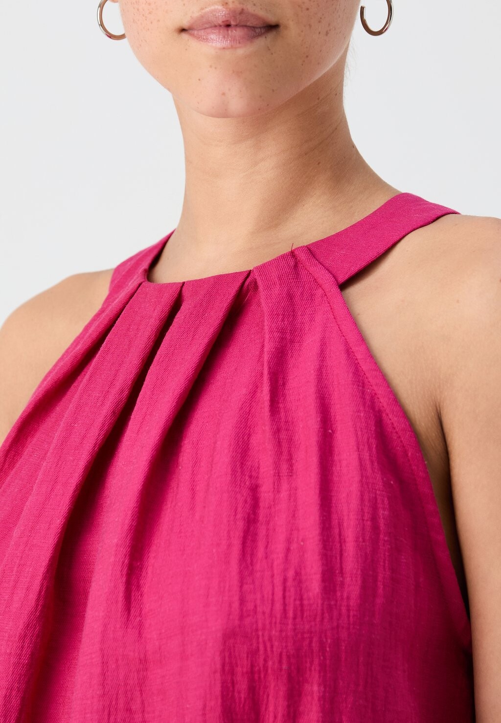 Повседневное платье VMEVALINA HALTERNECK SHORT DRESS Vero Moda, розовый