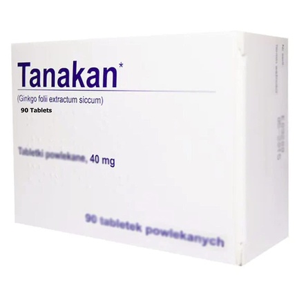 Польфарма Танакан 90 таблеток, сделано во Франции. Polpharma