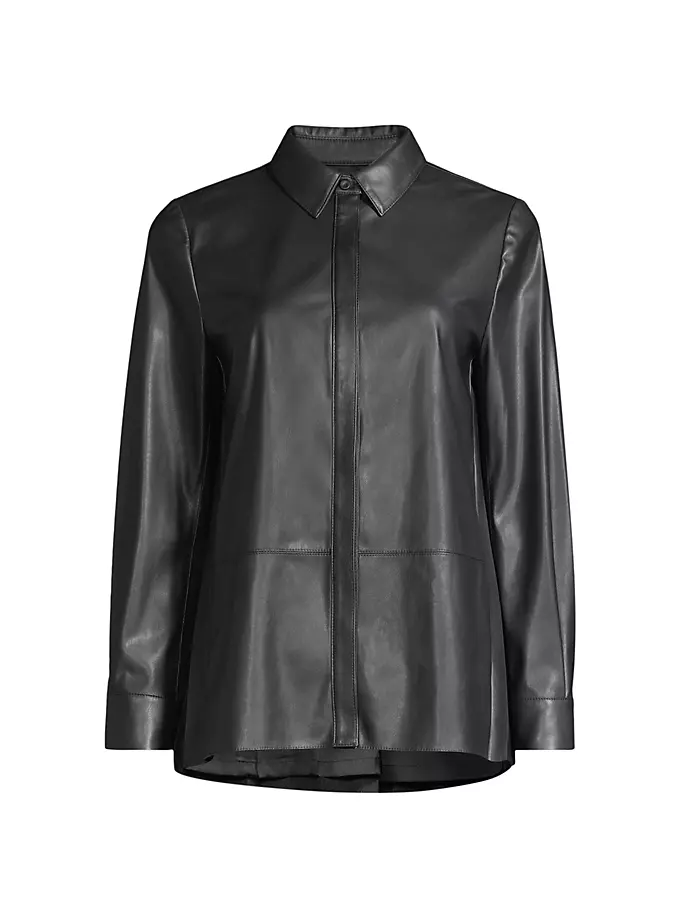 

Кожаная блузка Scarlett Vegan Ungaro, черный