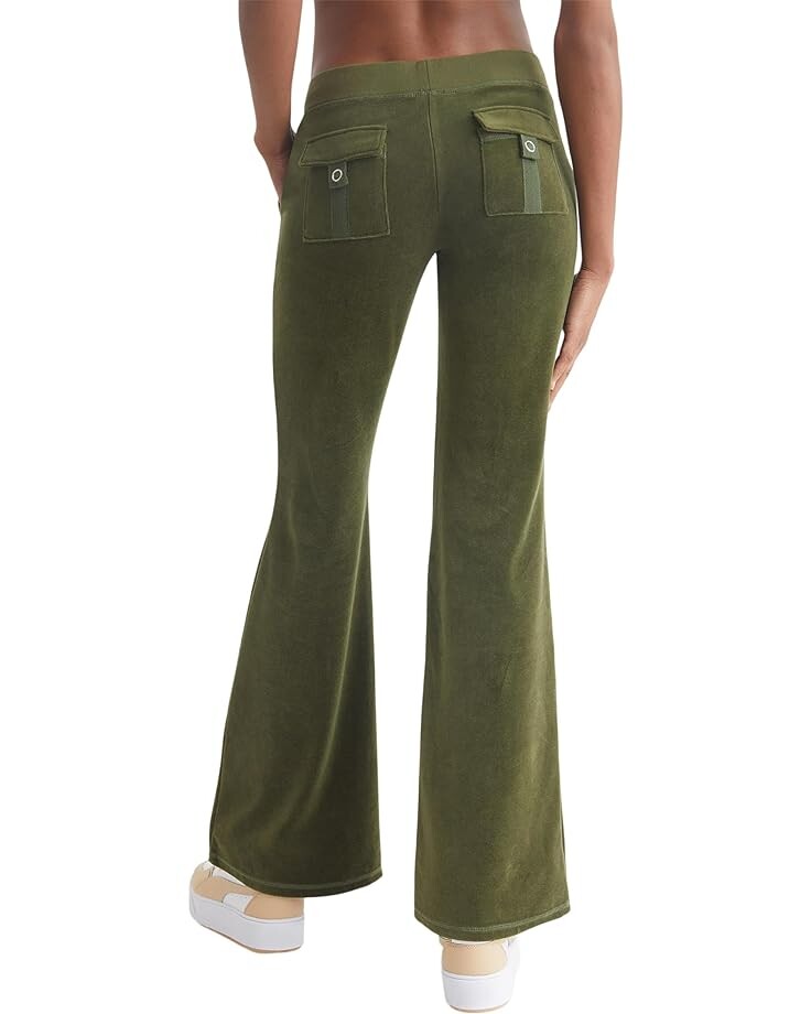 

Брюки Juicy Couture Heritage Low Rise Track Pants, цвет Supergreens
