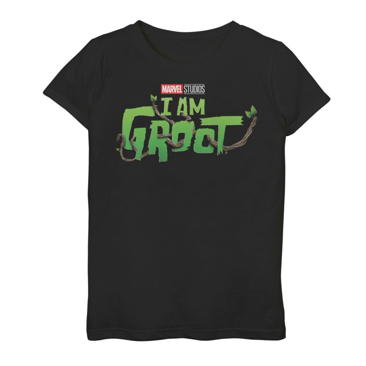 

Зеленая футболка с графическим логотипом Marvel I am Groot для девочек 7–16 лет Marvel