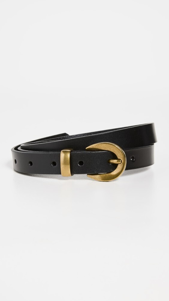 

Ремень Madewell Chunky Buckle Skinny Leather