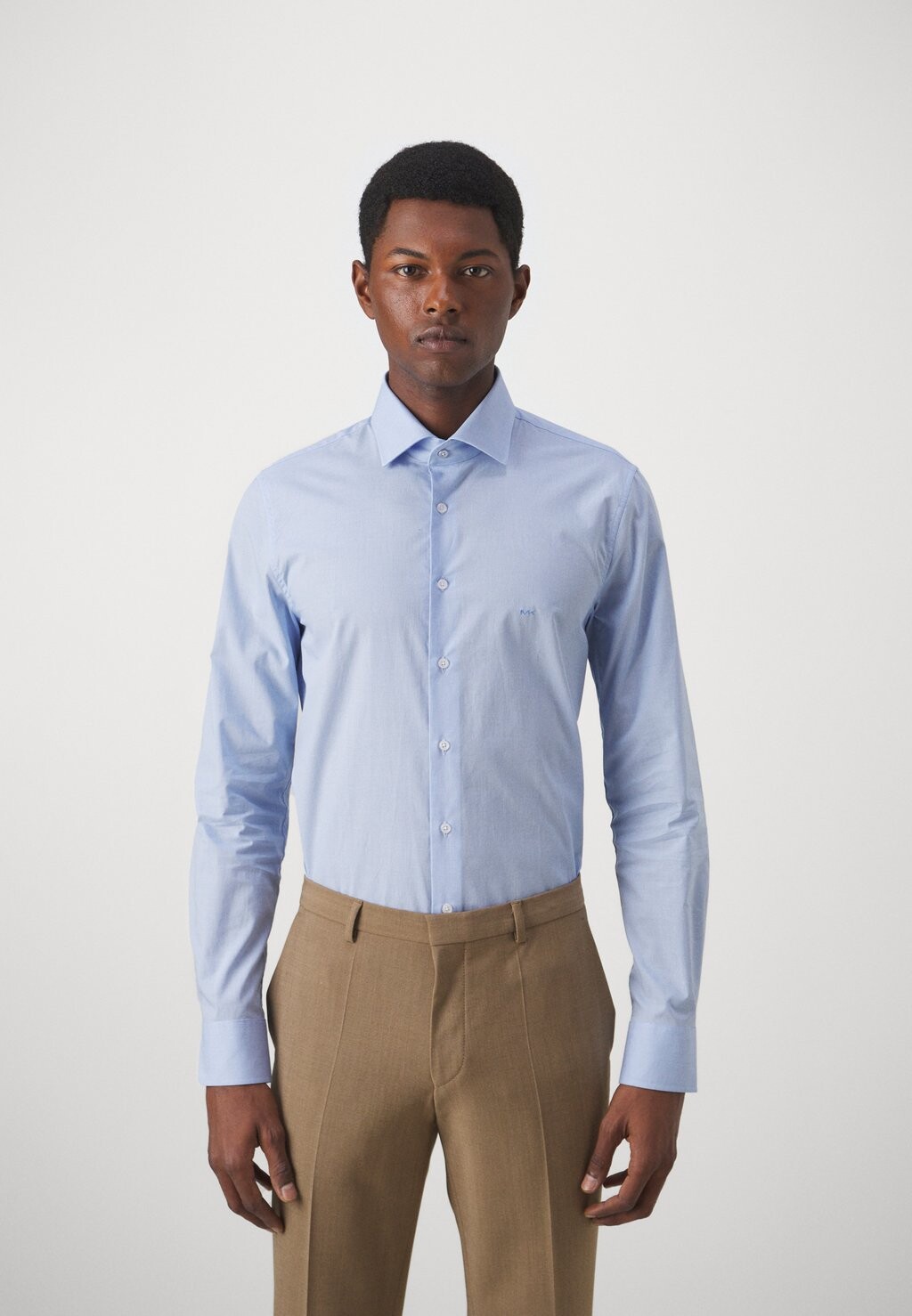 

Деловая рубашка SMALL HOUNDSTOOTH SLIM Michael Kors, светло-синий