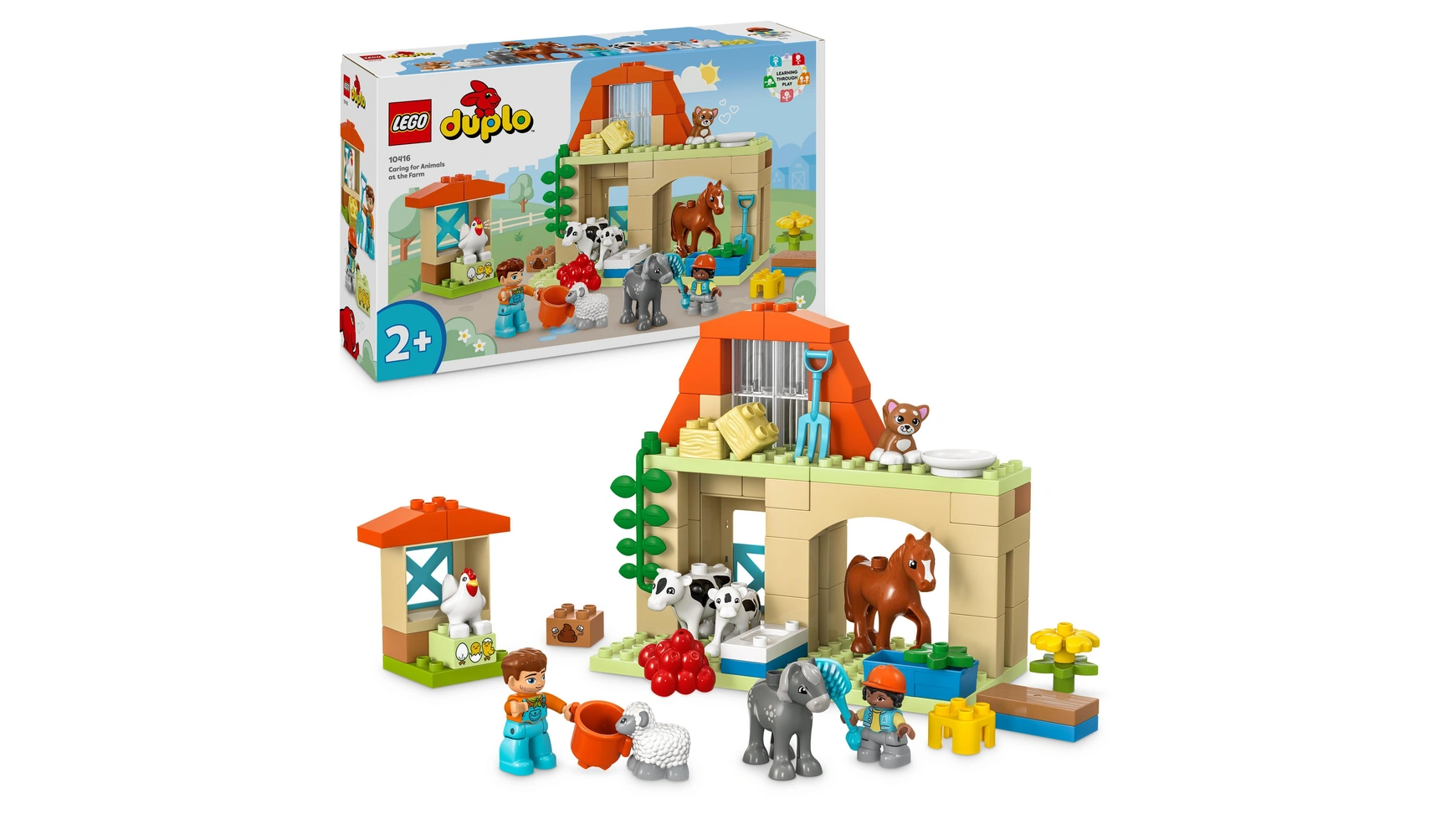 Lego DUPLO Town Игрушка по уходу за животными на ферме с животными конструктор lego duplo 10949 уход за животными на ферме