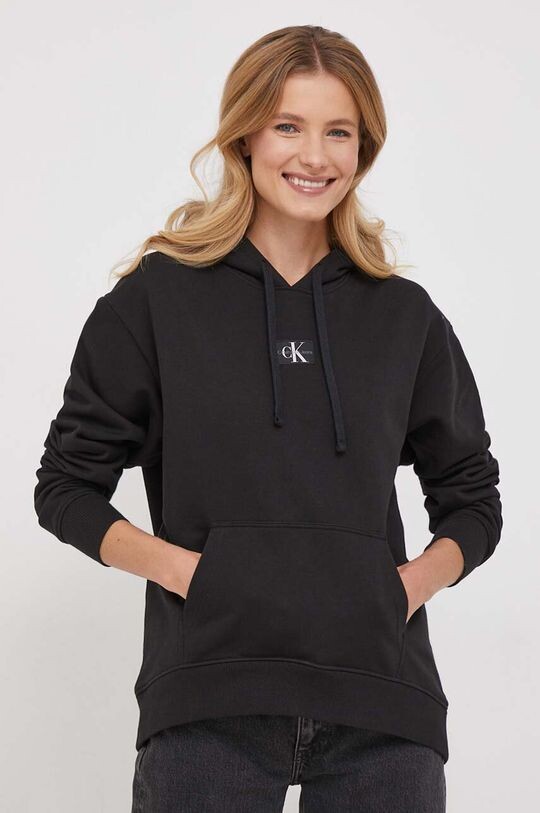 

Хлопковая толстовка Calvin Klein Jeans, черный