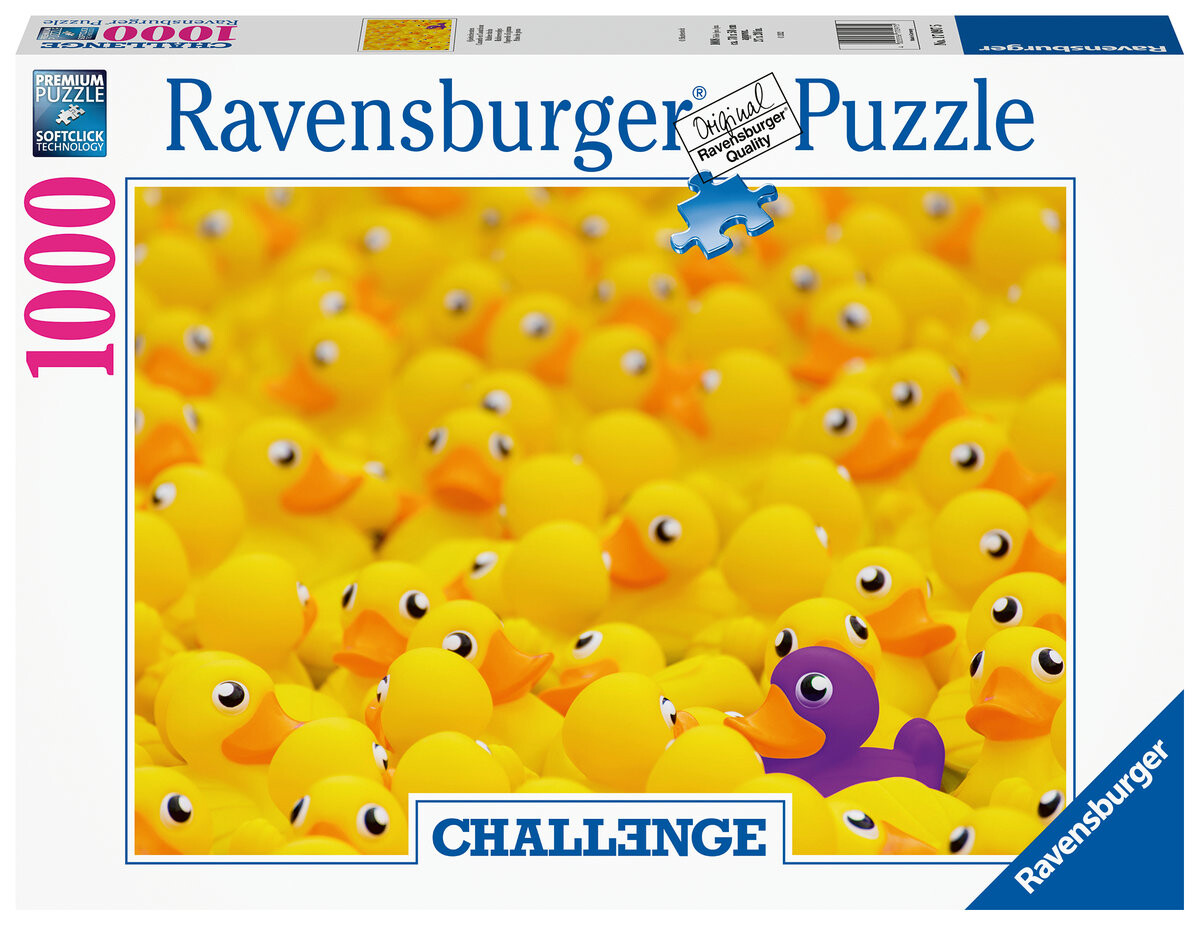 

Ravensburger, пазл, Челлендж, Утки, 1000 шт.