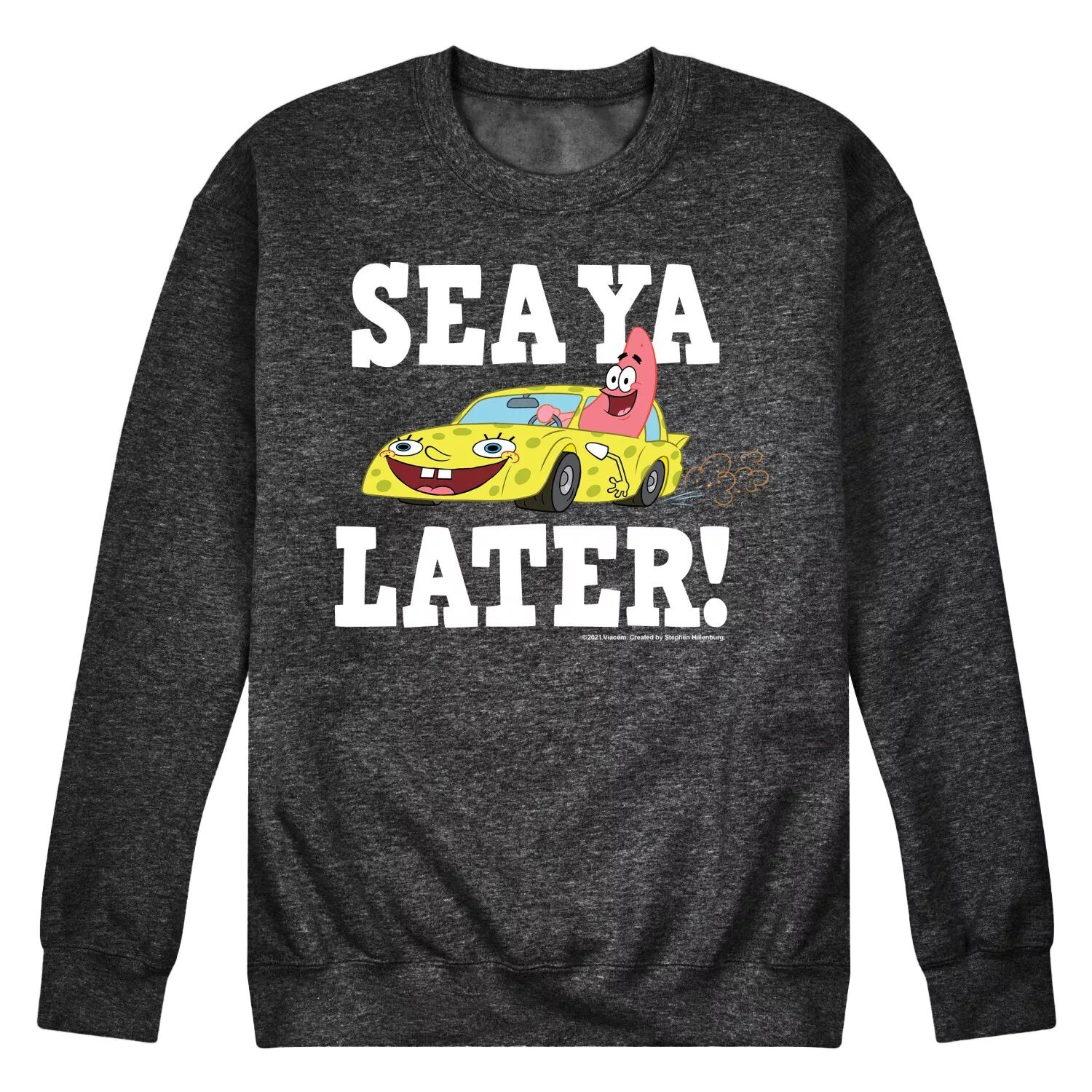 

Мужской свитшот Sea Ya Later с изображением Губки Боба Квадратные Штаны Licensed Character