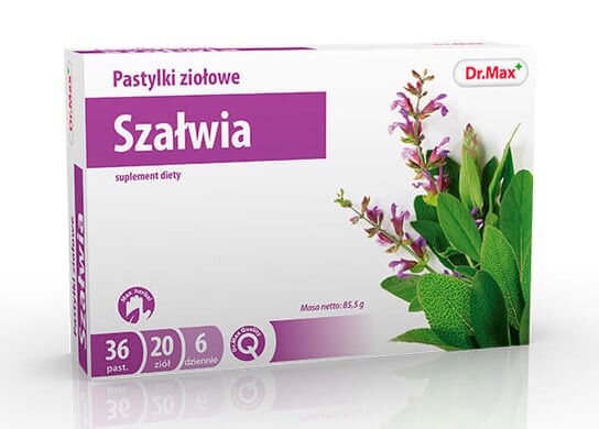 

Dr.Max, Травяные пастилки с шалфеем, 36 пастилок