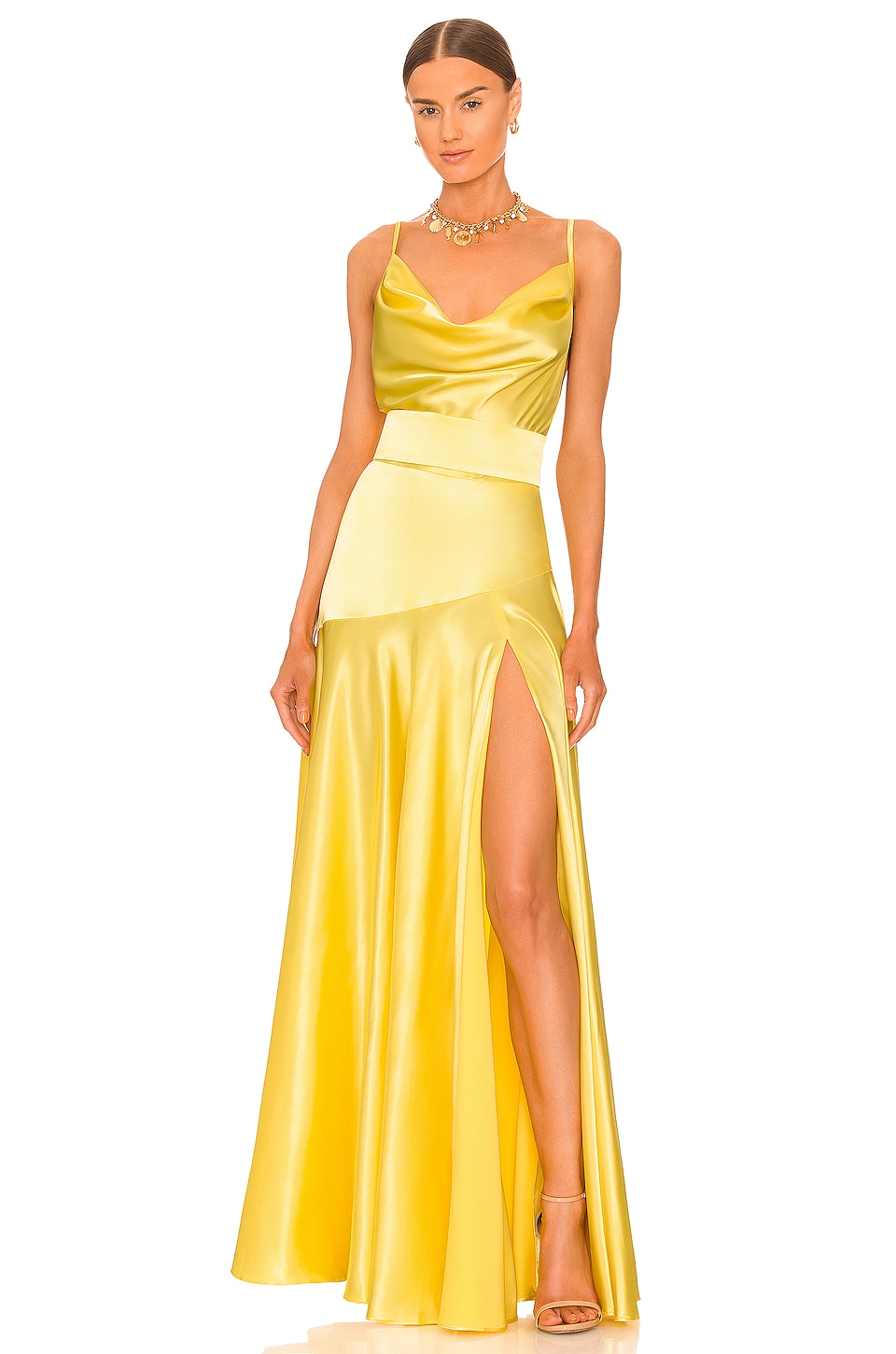 Платье макси Bronx and Banco x REVOLVE, цвет Canary Yellow