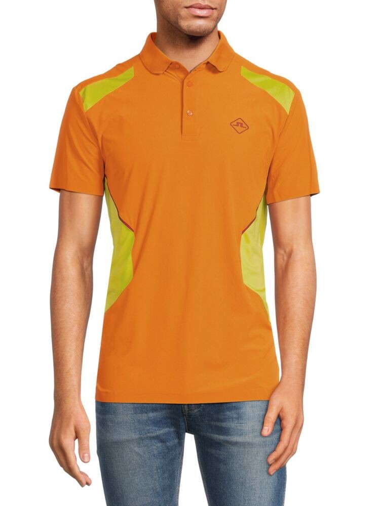 

Поло обычного кроя Chris J.Lindeberg, цвет Russet Orange
