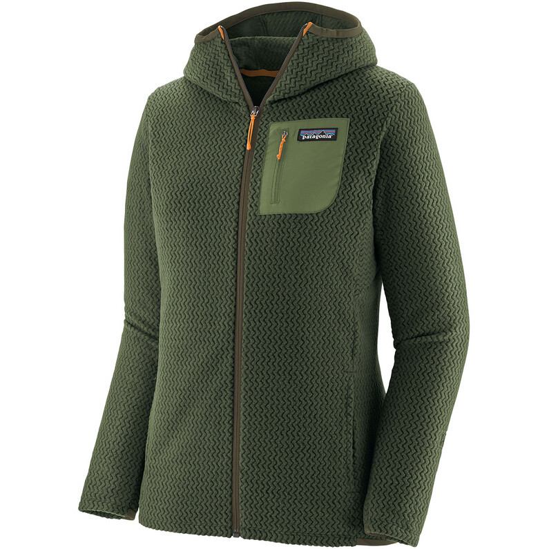 

Женская куртка с капюшоном R1 Air Patagonia, зеленый