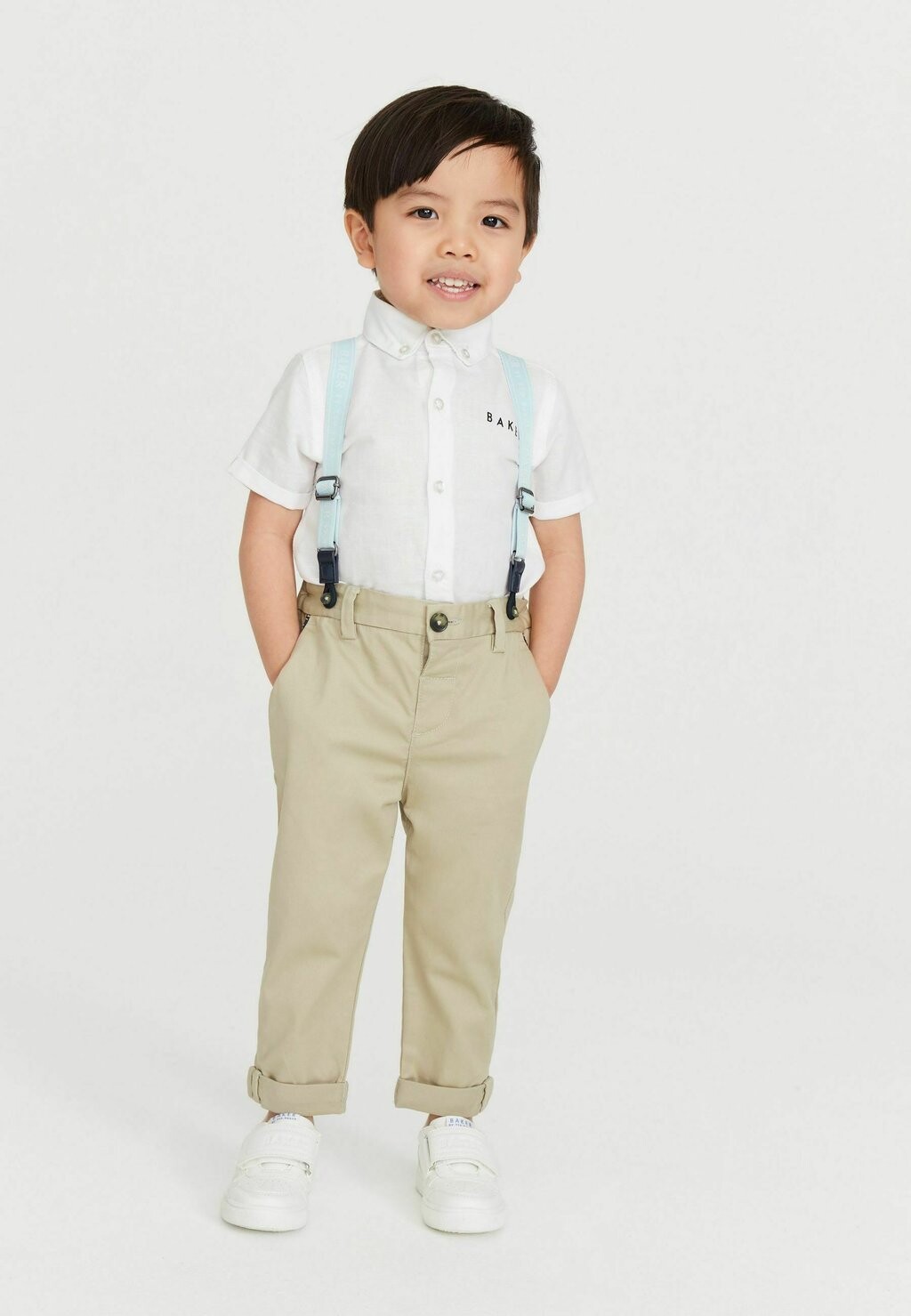 

Брюки BAKER BY TED BAKER SHIRT, CHINO AND BRACES SET, цвет stone