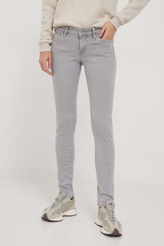 Джинсы Pepe Jeans, серый джинсы скинни pepe jeans размер 29 30 черный