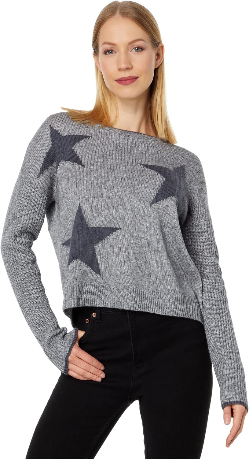 

Свитер Фрэнсис Стар Splendid, цвет Mid Heather Grey