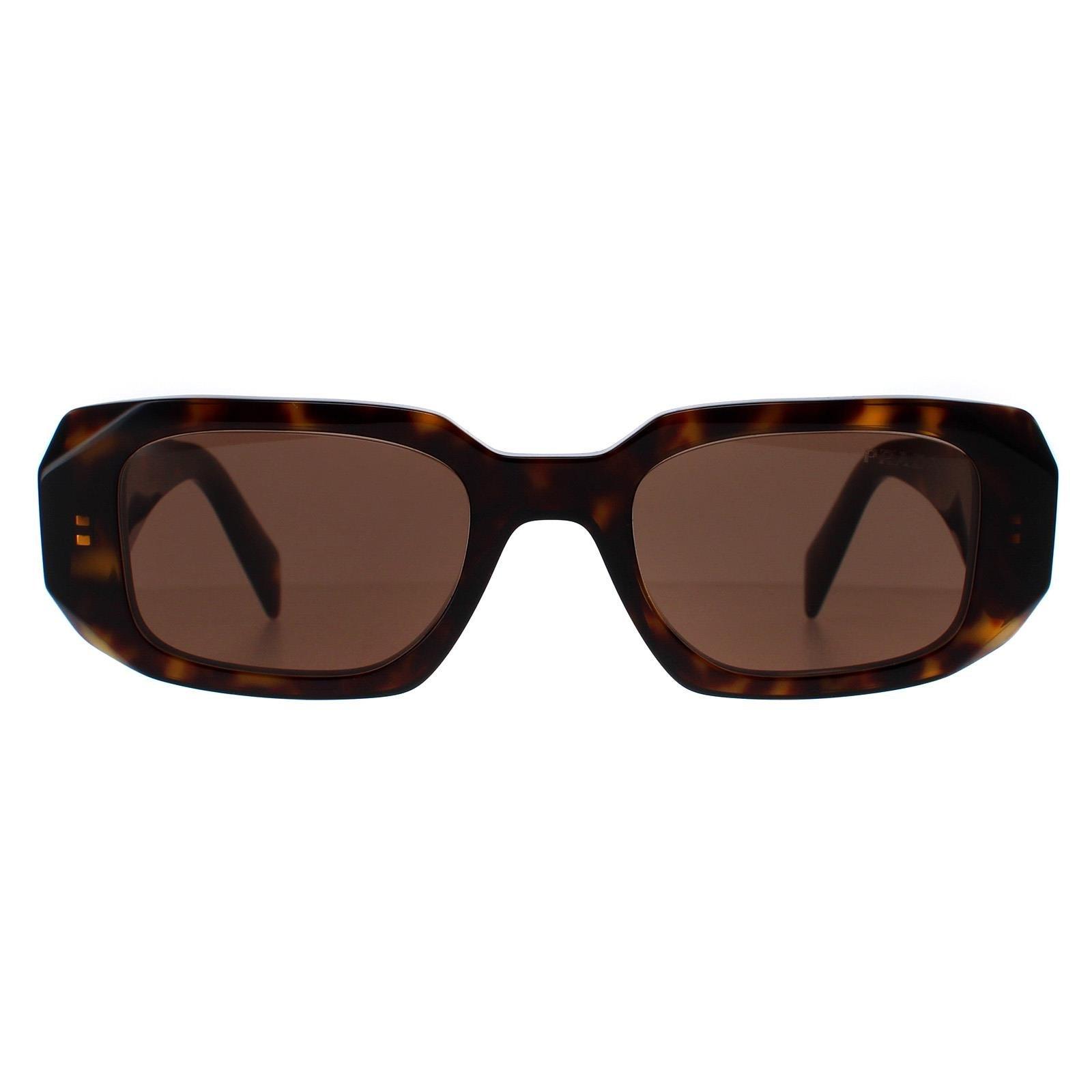 Прямоугольник Черепаховый PR17WS Prada, коричневый солнцезащитные очки zara premium rectangle коричневый