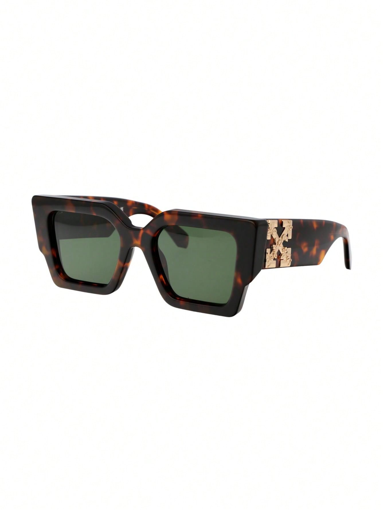 Мужские солнцезащитные очки Off-White ЧЕРНЫЕ OERI003C99PLA0016055, черный зеленые солнцезащитные очки kimball off white