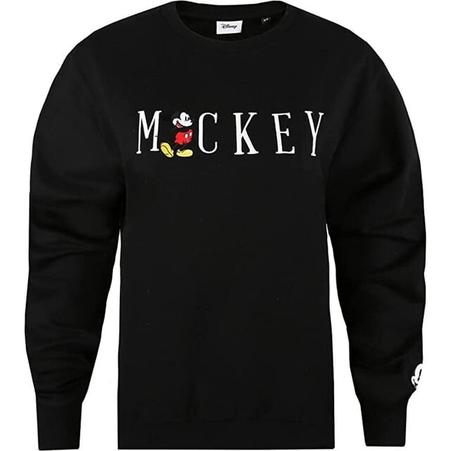 

Женская толстовка с Микки Маусом с вышивкой Disney, черный