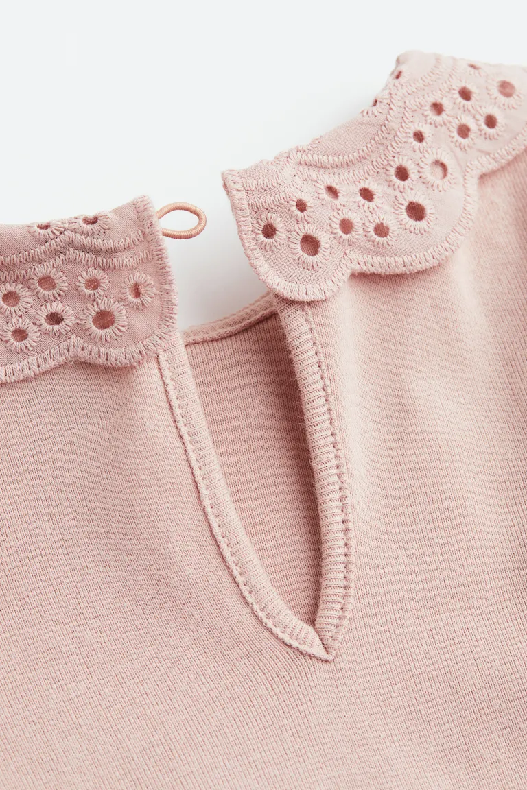 

Боди с воротником H&M, розовый