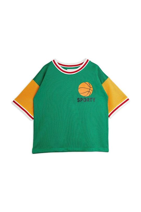 

Mini Rodini Детская футболка Корзина, зеленый