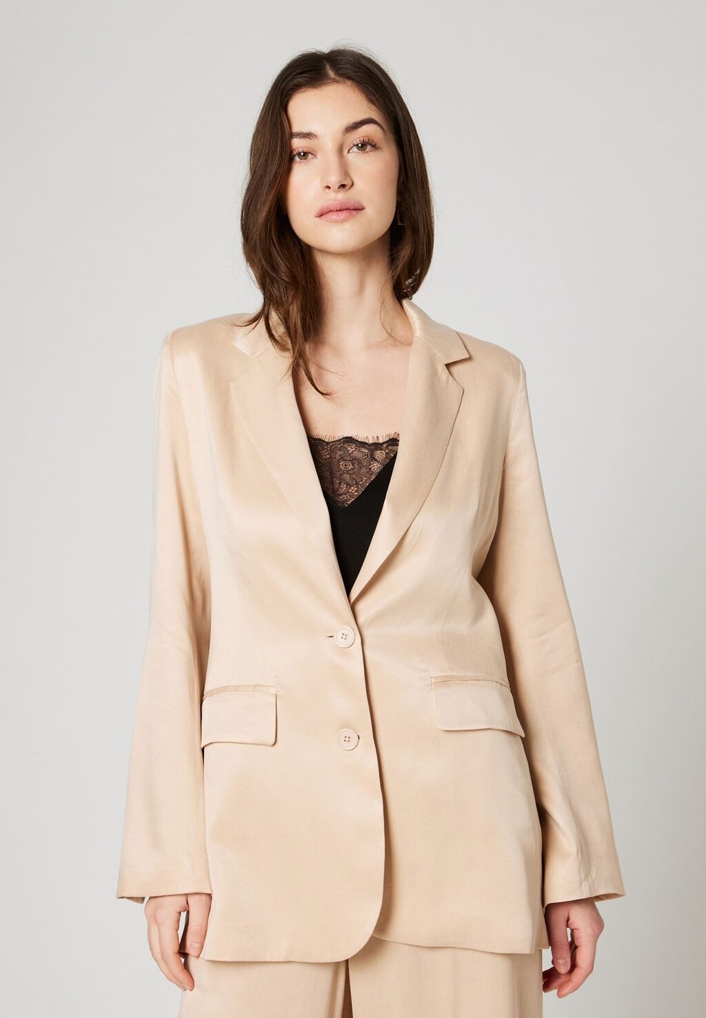 

Блейзер Guido Maria Kretschmer Collection, бежевый