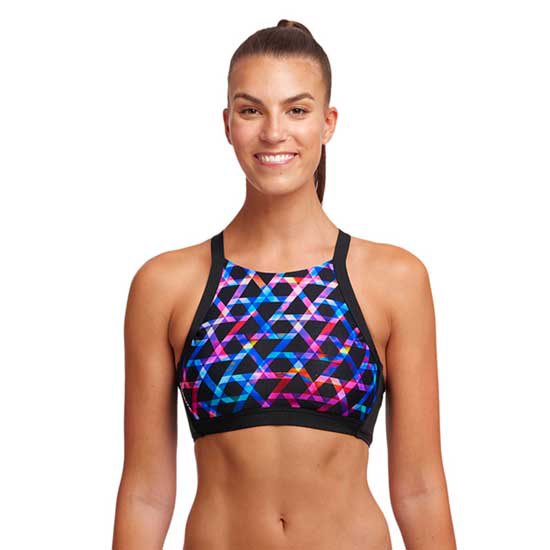 

Топ бикини Funkita Hi Light Swim Strapping, разноцветный