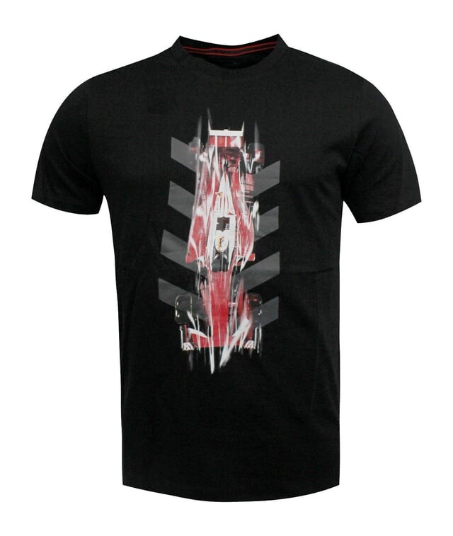 

Мужская футболка с короткими рукавами Scuderia Ferrari Nightcat с рисунком 762383 02 r24f Puma, черный