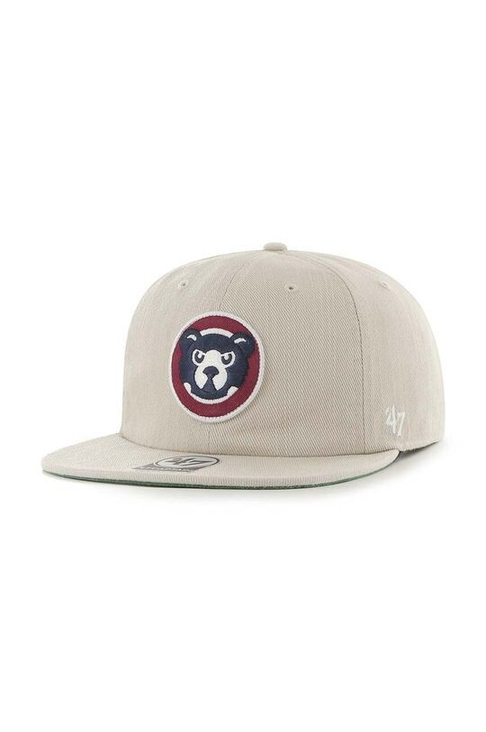 

Бейсбольная кепка MLB Chicago Cubs с добавлением хлопка 47brand, бежевый