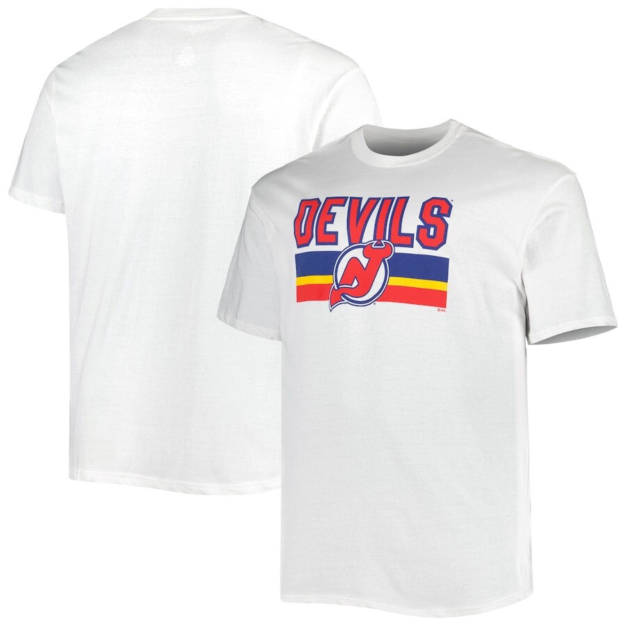 

Футболка с коротким рукавом Fanatics Branded New Jersey Devils, белый