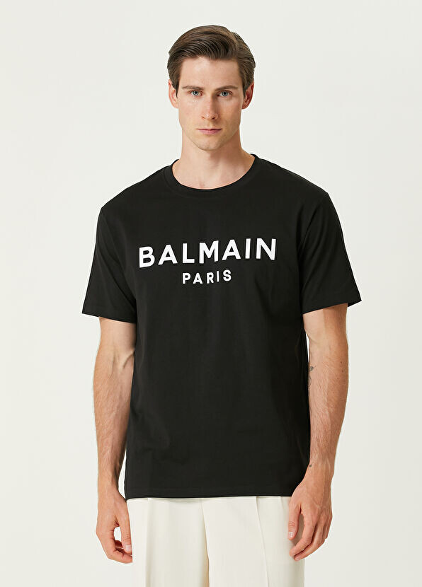 

Футболка с логотипом Balmain, черный