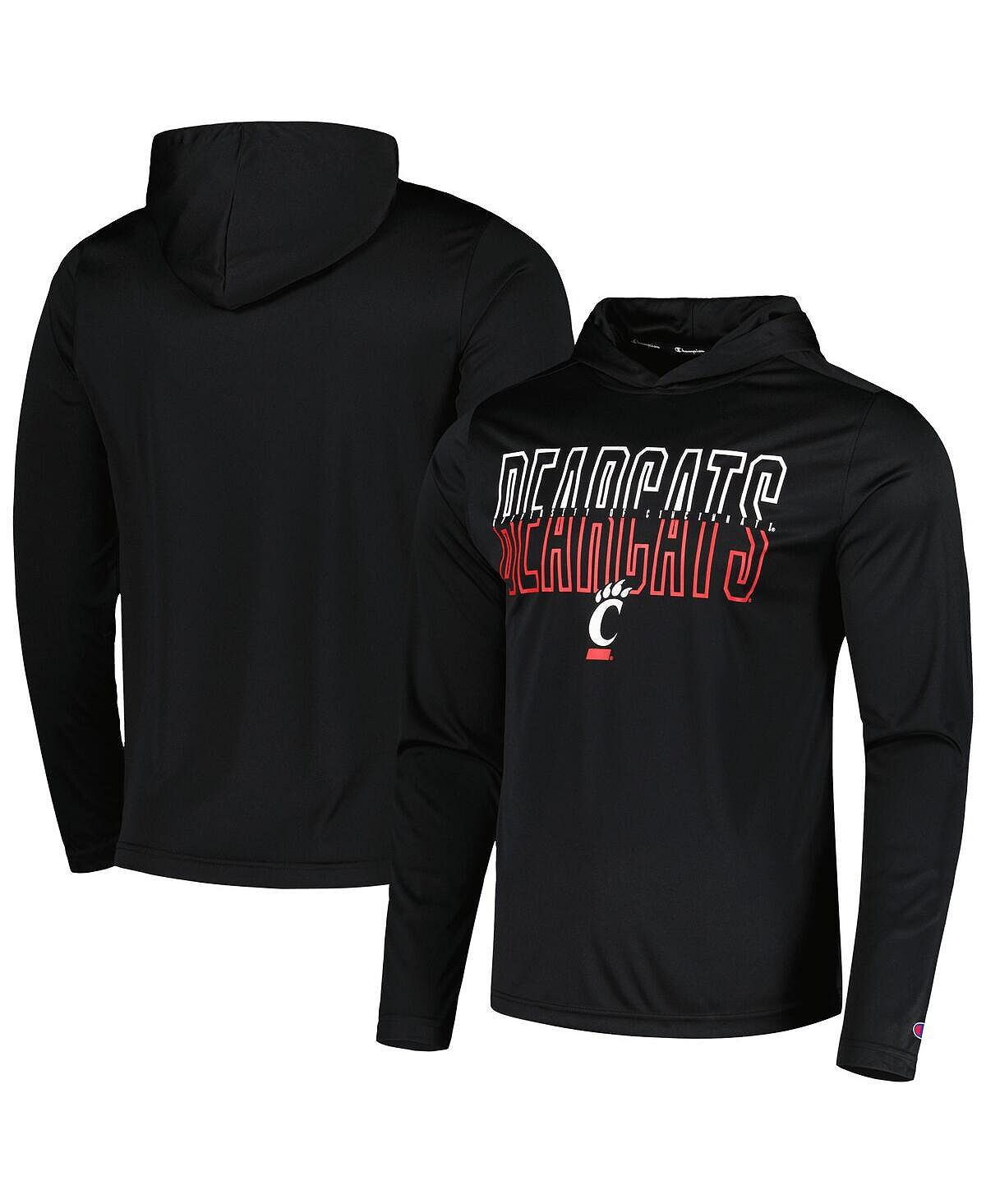 

Мужской черный пуловер с капюшоном Cincinnati Bearcats Impact Champion
