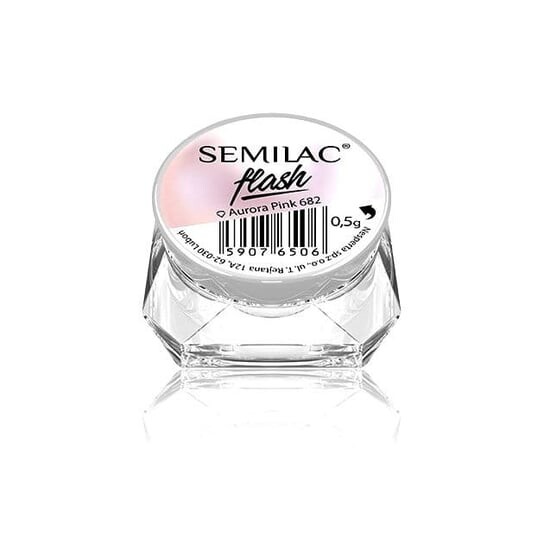 

Розовый 682 - 0,5г Semilac Flash Aurora