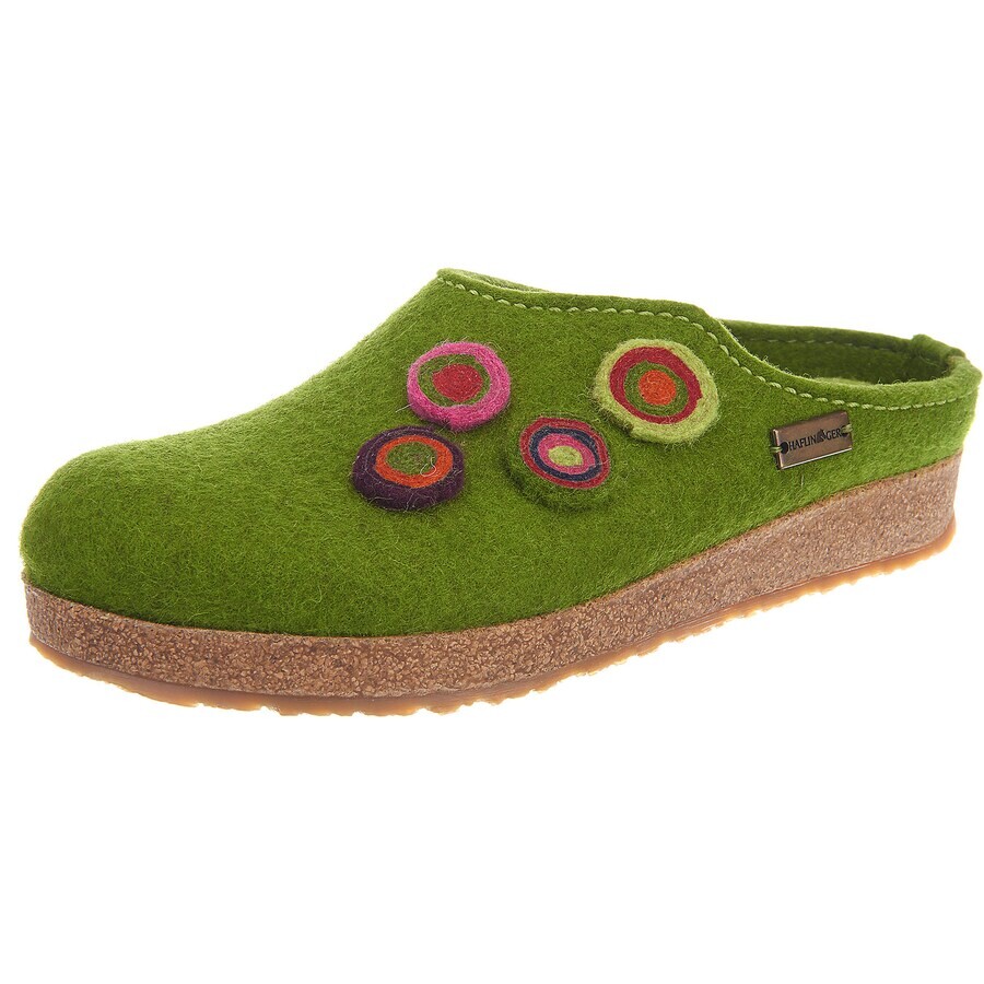 

Тапочки HAFLINGER Slippers Kanon, цвет Grass green
