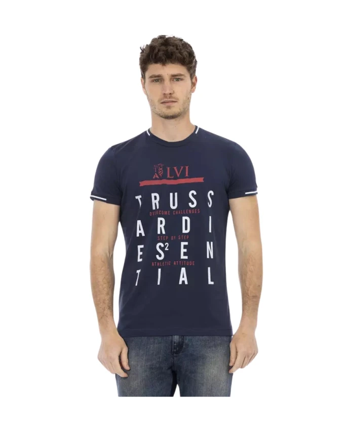 

Футболка Action с круглым вырезом Trussardi, синий