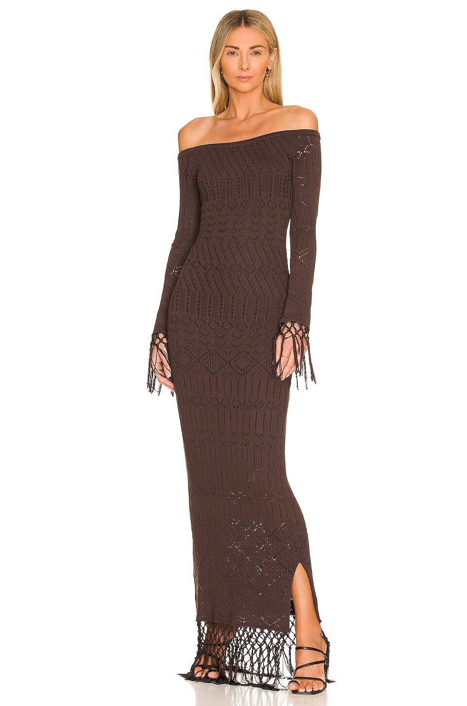 

Платье House of Harlow 1960 x REVOLVE Rose, цвет Chocolate, Коричневый