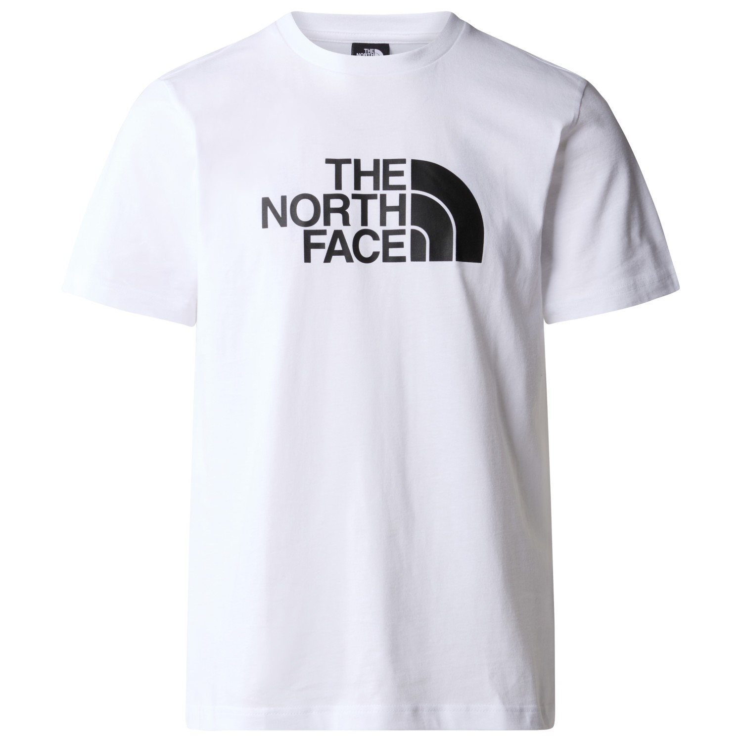 функциональная рубашка the north face women s flex circuit s s tee цвет tnf black Футболка The North Face S/S Easy Tee, цвет TNF White