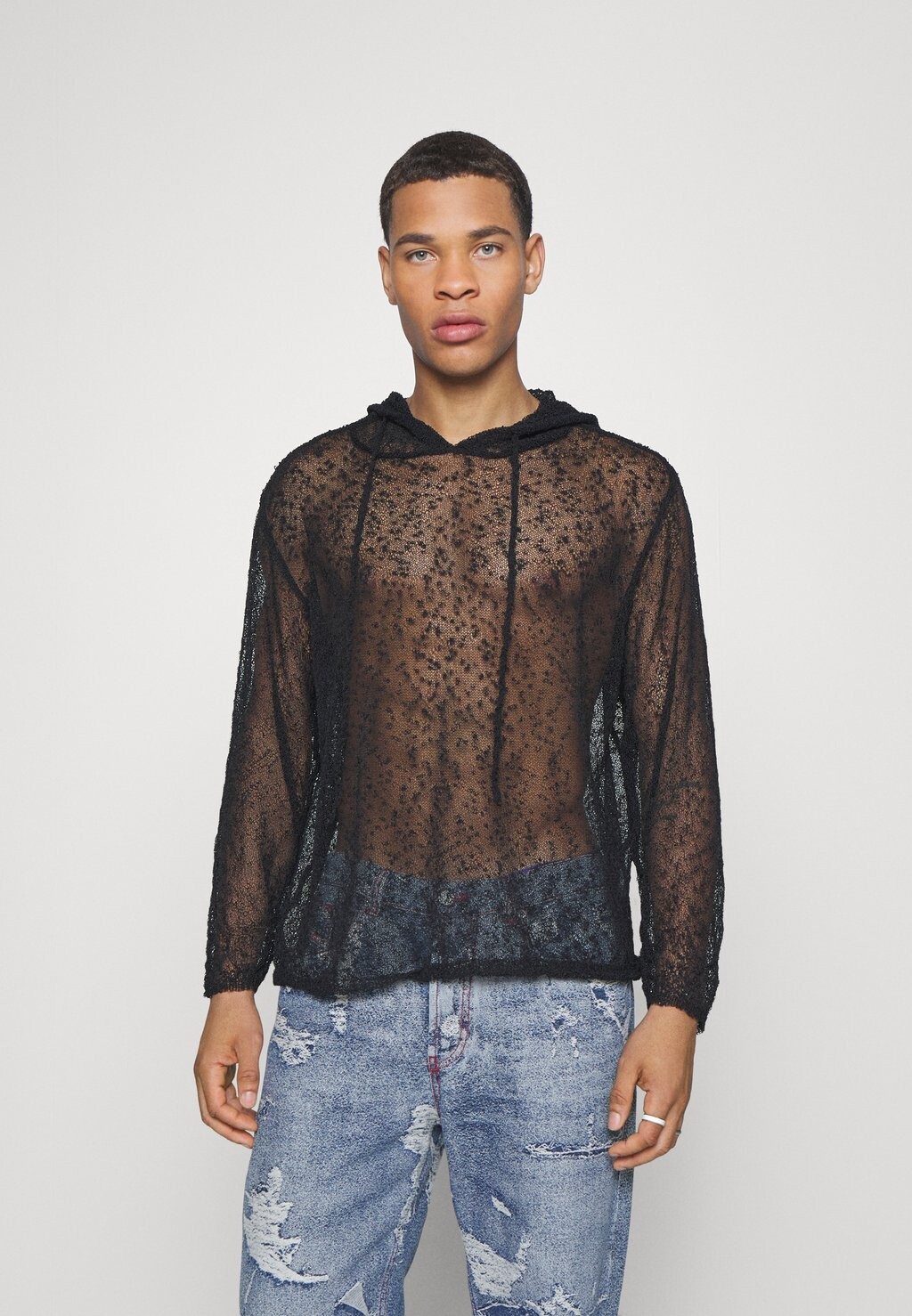 

Свитшот Jaded London FINE HOODIE UNISEX, черный