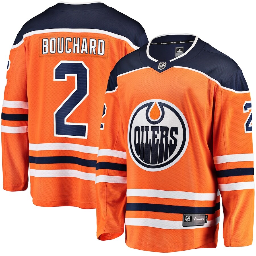 

Джерси Fanatics Branded Edmonton Oilers, оранжевый