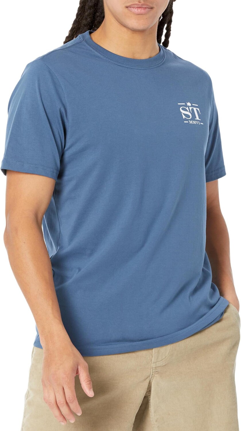 

Футболка Skipjack «все включено» Southern Tide, цвет Aged Denim