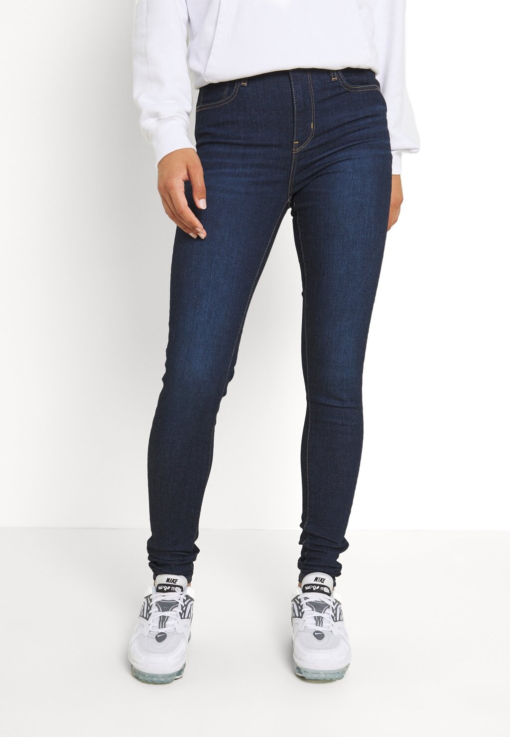 

Джинсы скинни Levi's 720 Hirise Super Skinny, темно-синий