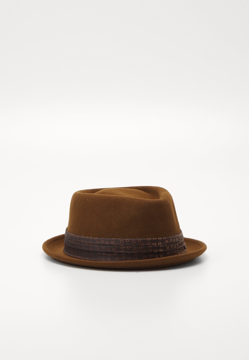 

Шапка Stout Pork Pie Unisex Brixton, цвет coffee/coffee check