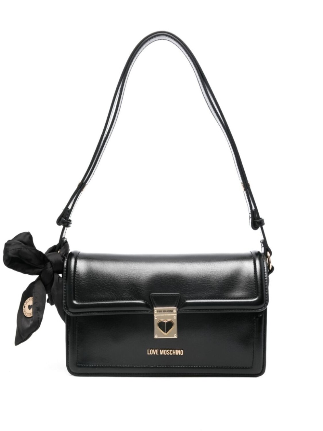 

Love Moschino сумка через плечо с логотипом, черный
