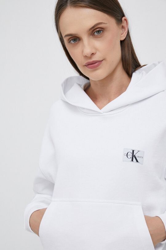 

Хлопковая толстовка Calvin Klein Jeans, белый