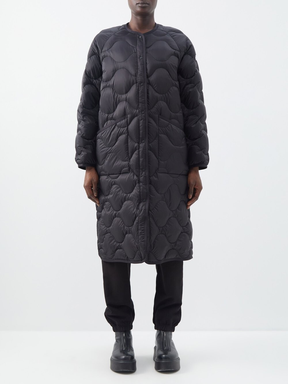 

Стеганое пуховик nadelhorn Moncler, черный