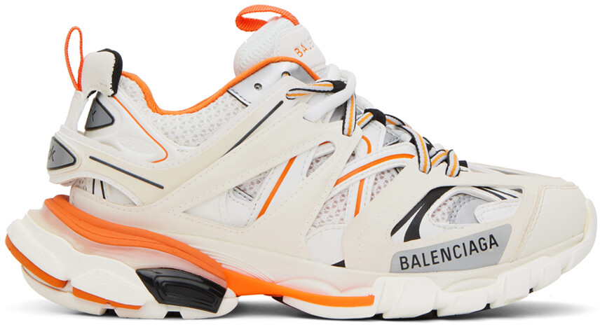 

Balenciaga Оранжево-белые спортивные кроссовки