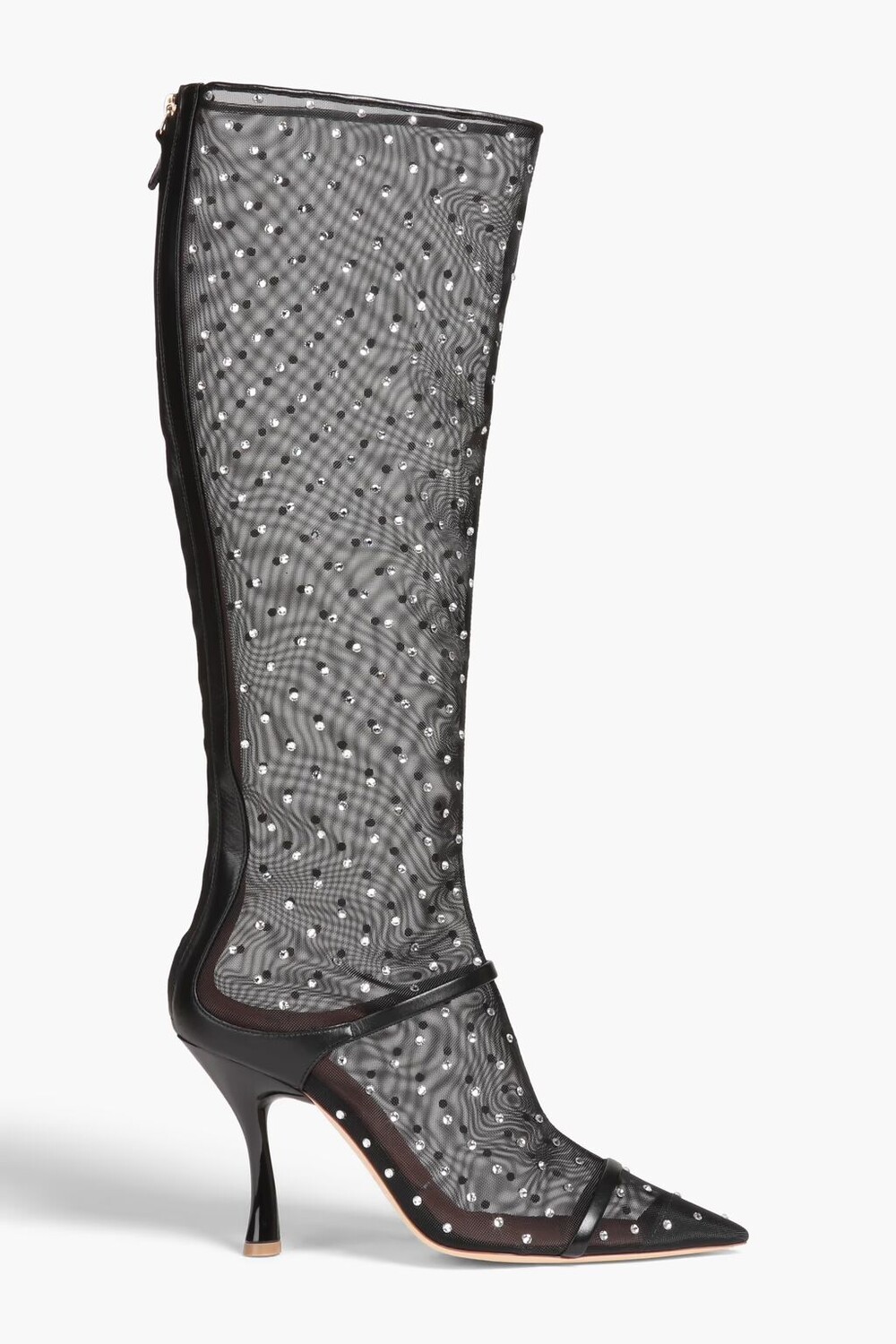 

Ботинки Tyra из сетчатой ​​ткани, украшенные кристаллами Malone Souliers, черный