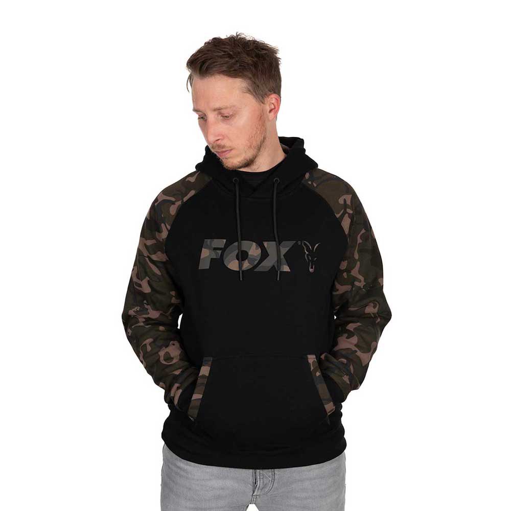 Худи Fox International Raglan, черный рюкзак черный зауженный fox