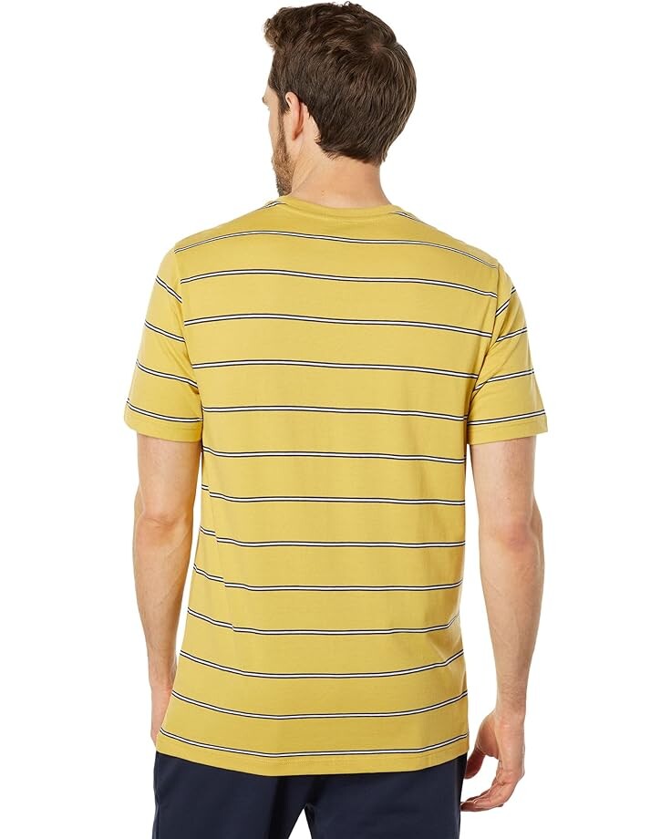 Футболка U.S. POLO ASSN. Short Sleeve Yarn-Dye Crew Neck Stripe Tee, цвет Laurel Leaf футболка u s polo assn short sleeve yarn dye medium stripe tee цвет outdoor khaki