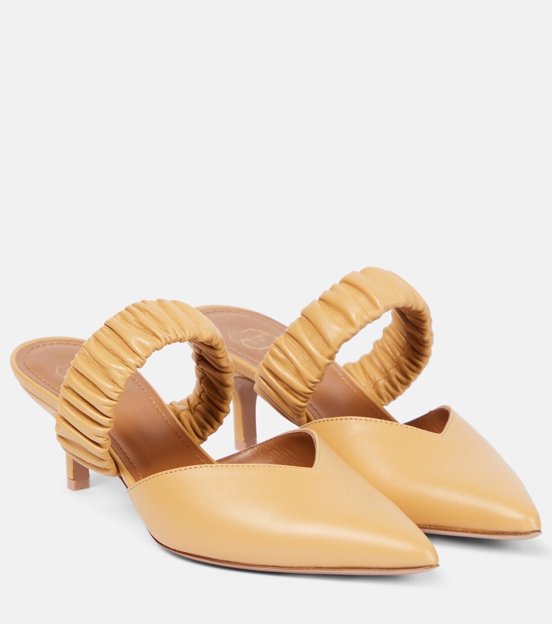 

Кожаные мюли Maureen 100 Malone Souliers, коричневый