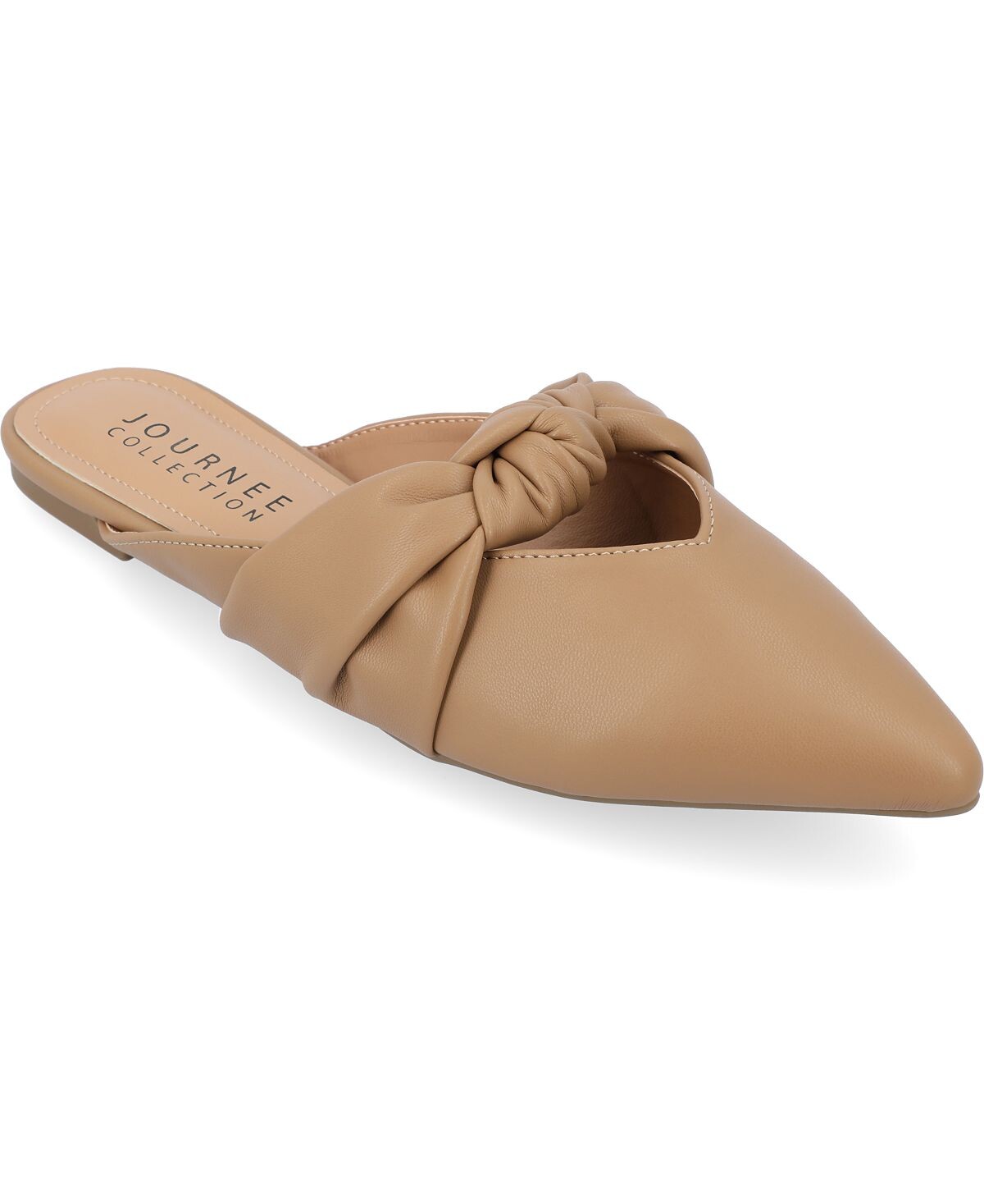 

Женские балетки Salinn с завязками Journee Collection, коричневый